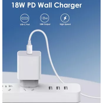 CYOO PD01 20W USB-C Power Delivery Φορτιστής τοίχου - Λευκό CY121761