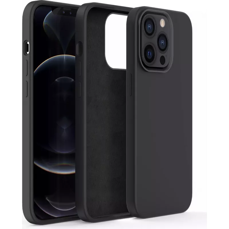 CYOO Premium Θήκη υγρής σιλικόνης για Apple iPhone 14 Plus – Μαύρο CY122779