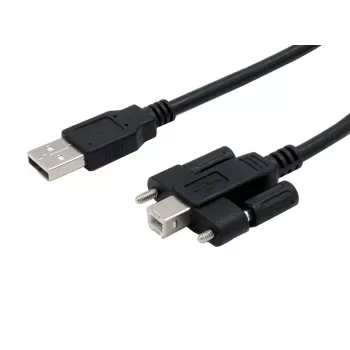 EXSYS EX-K1545V USB 2.0 Καλώδιο A αρσενικό σε B αρσενικό 5m Μαύρο