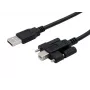 EXSYS EX-K1545V USB 2.0 Καλώδιο A αρσενικό σε B αρσενικό 5m Μαύρο