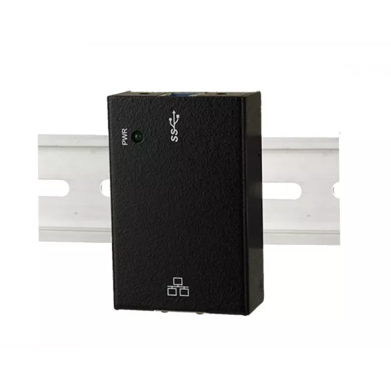 EXSYS EX-1321-WT USB 3.2 Gen1 σε Gigabit Ethernet Adapter με κιτ ράγας DIN, μεταλλικό κουτί