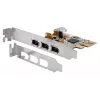 EXSYS EX-16500E-2 Κάρτα FireWire 1394a PCIe, 3+1 Port, chipset TI