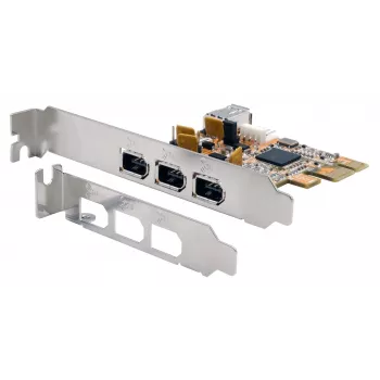 EXSYS EX-16500E-2 Κάρτα FireWire 1394a PCIe, 3+1 Port, chipset TI