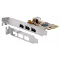 EXSYS EX-16500E-2 Κάρτα FireWire 1394a PCIe, 3+1 Port, chipset TI