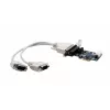 EXSYS EX-46022 Κάρτα PCIe 2S Serial RS-232, καλώδιο Oktopus (chipset EXAR)