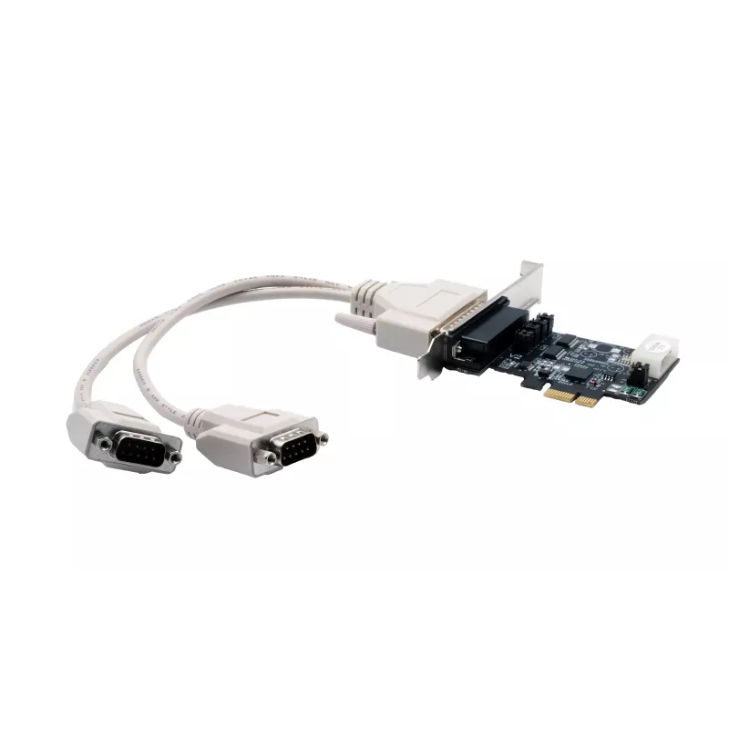 EXSYS EX-46022 Κάρτα PCIe 2S Serial RS-232, καλώδιο Oktopus (chipset EXAR)