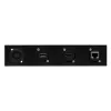 EXSYS 19 ιντσών 1U panel rack με 8 υποδοχές τύπου D (XLR), μαύρο EX-49297