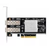 EXSYS Dual 10 Gigabit SFP+ ελεγκτής δικτύου PCIe x8, chipset Intel 82599ES EX-60232