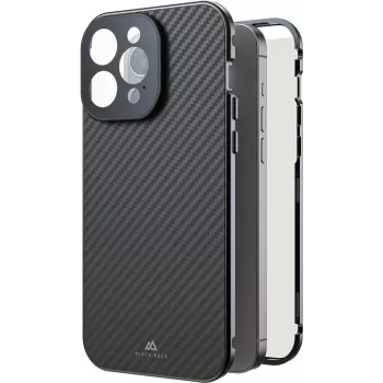Black Rock Cover 360° Glass για Apple iPhone 16 Pro Max, Echt Carbon (00228101)