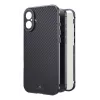 Black Rock Cover 360° Glass για Apple iPhone 16 Plus, Echtcarbon (00228105)