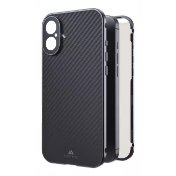 Black Rock Cover 360° Glass για Apple iPhone 16 Plus, Echtcarbon (00228105)