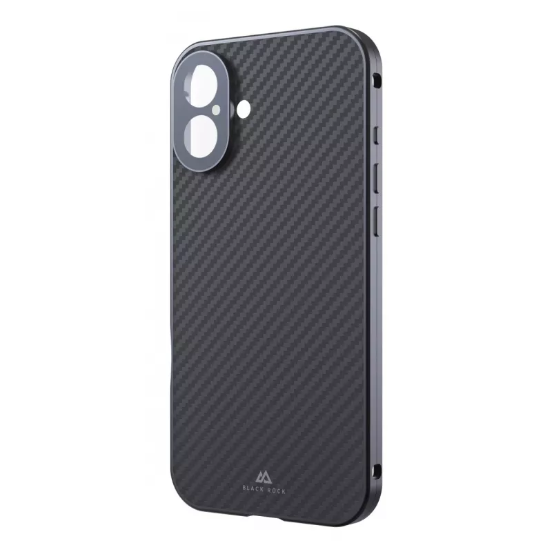 Black Rock Cover 360° Glass για Apple iPhone 16 Plus, Echtcarbon (00228105)