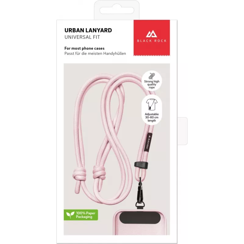 Black Rock Lanyard smartphone με θήκη καρτών - Μαύρο 00221559