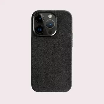 Cyoo θήκη Alcantara για iPhone 15 Pro Max μαύρο (CY123275)