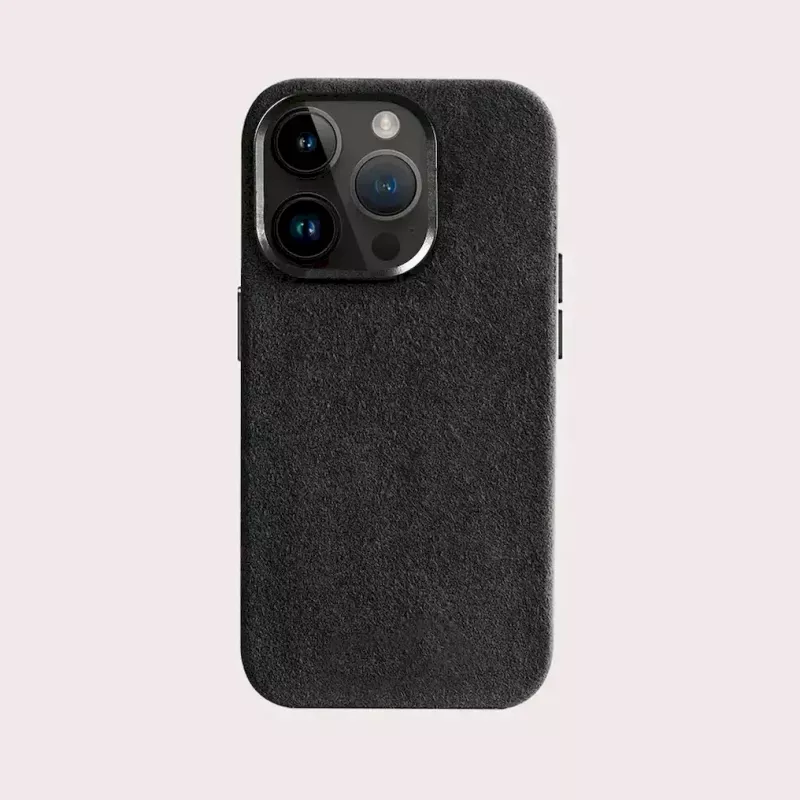 Cyoo θήκη Alcantara για iPhone 15 Pro Max μαύρο (CY123275)