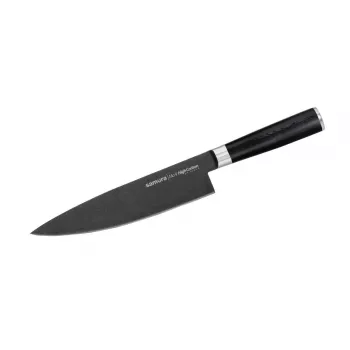 SAMURA Harakiri μαχαίρι σεφ 200 mm Stonewash Black
