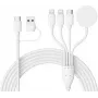 CYOO CY606 Καλώδιο πολλαπλής φόρτισης 4-in-2 Universal / USB-C / Watch – Μαύρο