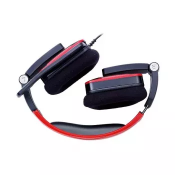 Thermaltake Tt eSPORTS SHOCK Gaming ακουστικά - Royal Red, ενσύρματα 3,5 mm, Over-Ear, αναδιπλούμενο μικρόφωνο, πτυσσόμενα