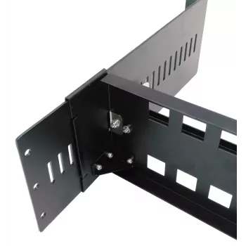 EXSYS DIN-Rail Rackmount Kit, 2U, 19 inch, 35mm DIN-Rail, Μαύρο EX-6090