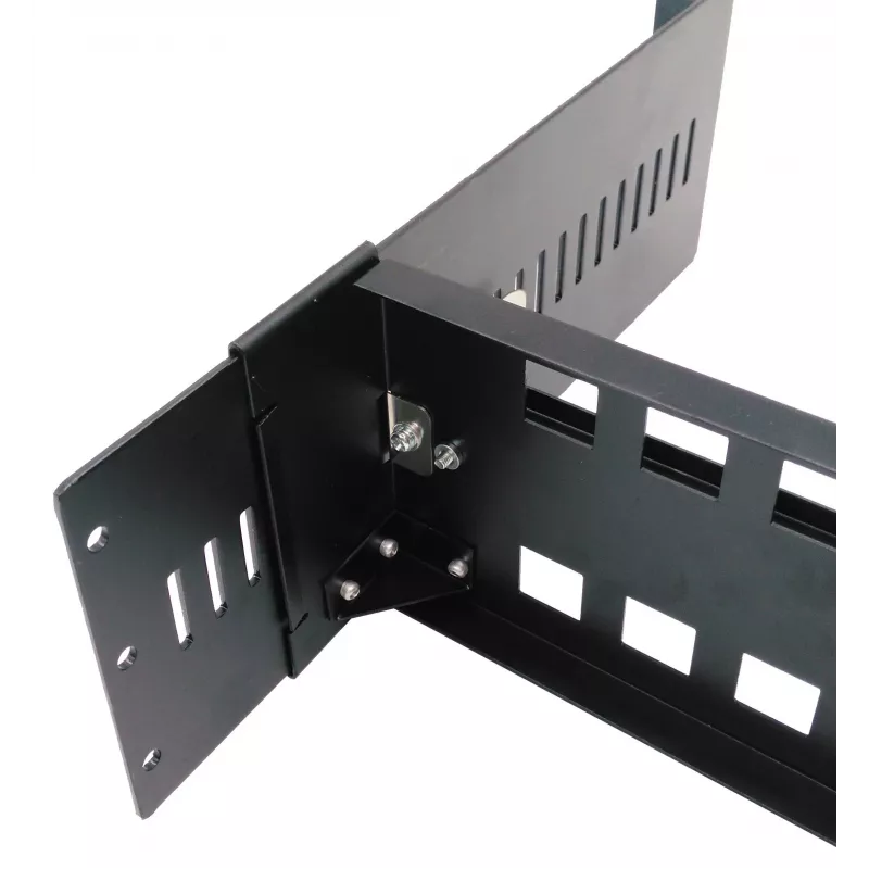 EXSYS DIN-Rail Rackmount Kit, 2U, 19 inch, 35mm DIN-Rail, Μαύρο EX-6090