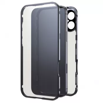 Black Rock Cover 360° Glas για Apple iPhone 16 Plus, μαύρο 00228104