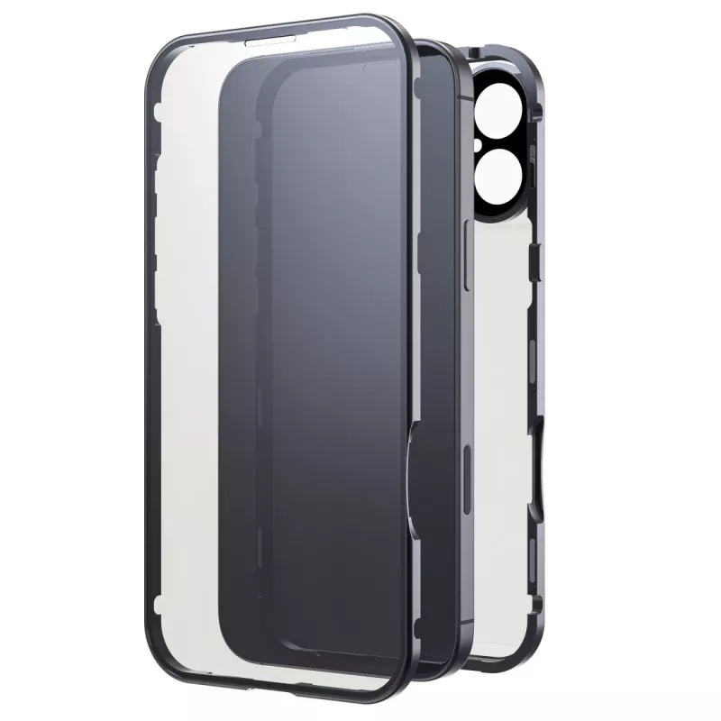 Black Rock Cover 360° Glas για Apple iPhone 16 Plus, μαύρο 00228104