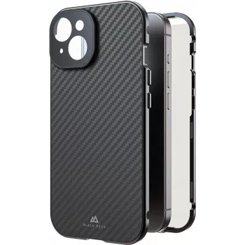 Black Rock Cover 360° Glas για Apple iPhone 16, Echtcarbon (00228085)
