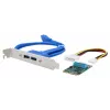 EXSYS EX-48010-3 κάρτα Mini PCIe USB 3.2 Gen 1 με 2 θύρες (NEC)