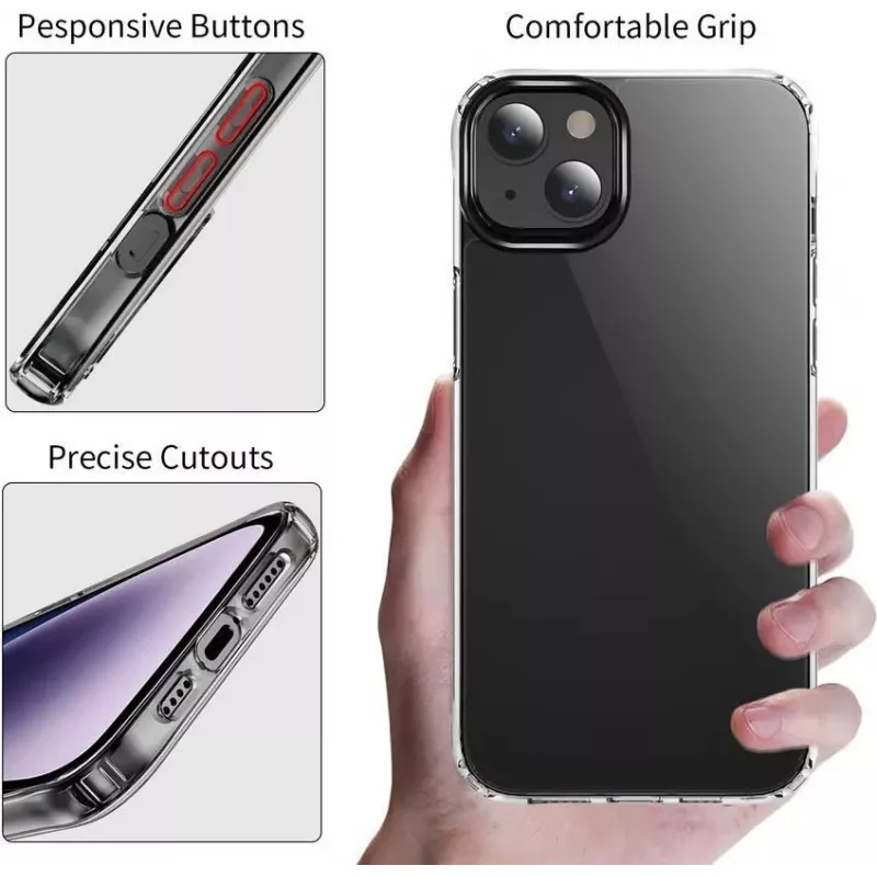 CYOO θήκη σιλικόνης για Apple iPhone 15 Διαφανές (CY123231)