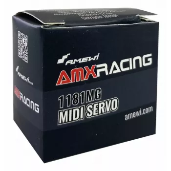 Amewi Micro-Servo AMXRacing 1181MG Midi αναλογικό σερβο με μεταλλικό κιβώτιο ταχυτήτων (28445)