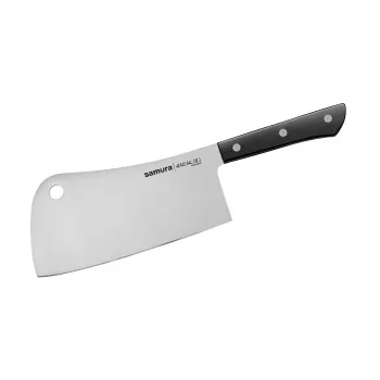 Samura Harakiri Τσεκούρι κρέατος 180 mm AUS-8 ανοξείδωτο ατσάλι μαύρο