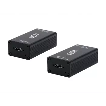 EXSYS EX-1502HMVS βιομηχανικός προσαρμογέας 1-Port USB-C 3.2 Gen 1 σε USB-A με προστασία υπέρτασης ESD 15KV, τοποθέτηση σε ράγα DIN, 9-48V DC