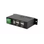 EXSYS EX-1594HMS USB 2.0 4-Port βιομηχανικό hub με κιτ ράγας DIN