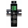 EXSYS EX-1594HMS USB 2.0 4-Port βιομηχανικό hub με κιτ ράγας DIN