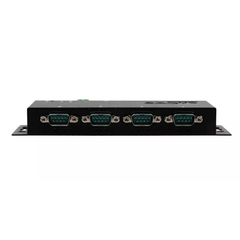 EXSYS EX-6164 4-Port RS-232 Serial Device Server, Ethernet σε Serial, μέταλλο, 10/100 Mbps, Virtual COM