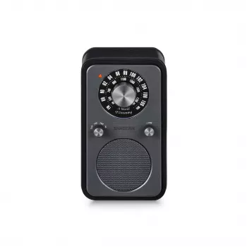 Sangean WR-9 φορητό ραδιόφωνο FM/AM γνήσιο ξύλο Midnight Oak με Bluetooth 8W