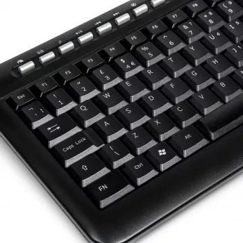 DSIT TB-602 Targus μίνι πληκτρολόγιο με USB, διάταξη USA/Nordic, για ράφια διακομιστών 19 inch