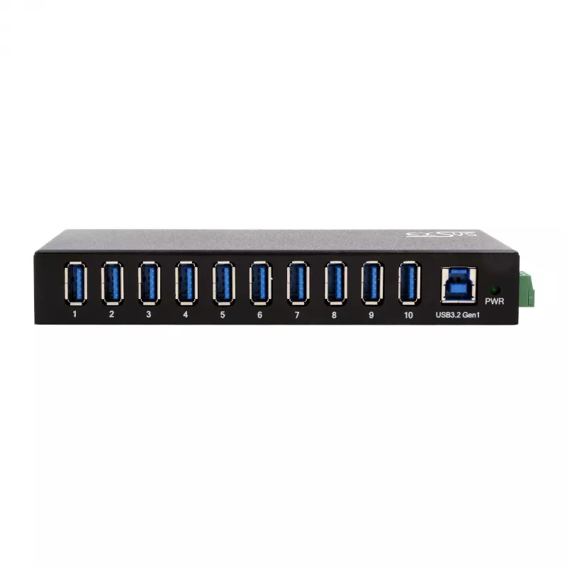 EXSYS EX-11290HMS USB 3.2 Gen 1 10-Port Hub με τροφοδοτικό 12V/5A