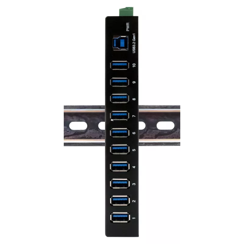 EXSYS EX-11290HMS USB 3.2 Gen 1 10-Port Hub με τροφοδοτικό 12V/5A
