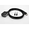 EXSYS Προσαρμογέας USB 2.0 σε RS-232 σειριακό με +5V και LED, chipset FTDI (EX-1311-2F-5V)