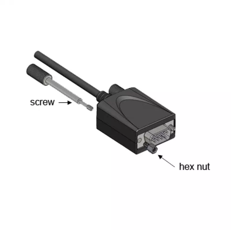 EXSYS Προσαρμογέας USB 2.0 σε RS-232 σειριακό με +5V και LED, chipset FTDI (EX-1311-2F-5V)
