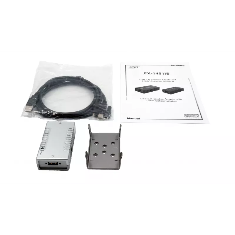 EXSYS EX-1451IS Οπτικός απομονωτής USB 2.0 με απομόνωση 2,5KV