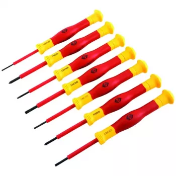 C.K Tools Σετ κατσαβιδιών με μόνωση VDE, 7 τεμ., ίσιο και Phillips, T4897