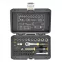 C.K Tools T4660 Σετ καρυδάκια μετρικό 36 τεμ. με τετράγωνο 1/4 ίντσας, καστάνια 72 δοντιών και bits