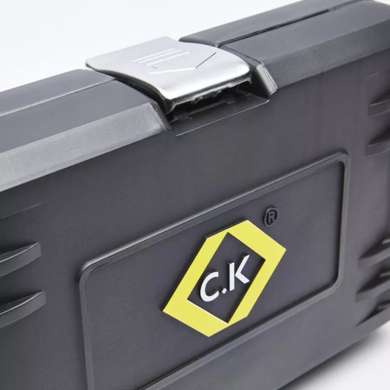 C.K Tools T4660 Σετ καρυδάκια μετρικό 36 τεμ. με τετράγωνο 1/4 ίντσας, καστάνια 72 δοντιών και bits