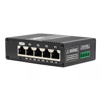 EXSYS Mini Switch Ethernet PoE Pass-Through 5 θυρών - 5x10/100/1000Tx (EX-62020POE-P)