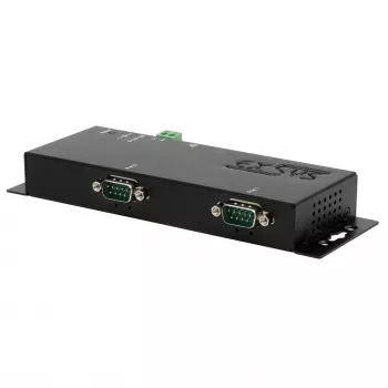 EXSYS EX-6162 Ethernet-σε-2x-RS-232 Serial Server με τροφοδοτικό 12V/3A