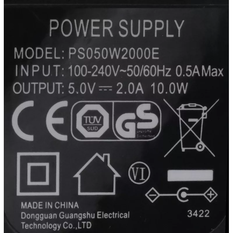 EXSYS EX-6981 Τροφοδοτικό AC/DC 5V 2A 10W με βύσμα DC 5,5mm