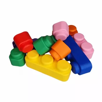 Gerardo's Toys GT3108 Μαλακό σετ δόμησης, 10 τεμάχια, αφρός EVA, πολύχρωμο
