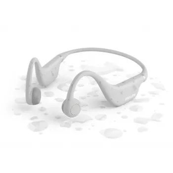 Philips TAK4607GY/00 Παιδικά ασύρματα ακουστικά open-ear, οστέινη αγωγιμότητα, IPX5, λευκό